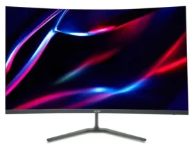 31,5" Acer Nitro ED320QUS3bmiipx čierna / Herný monitor / VA zakrivený / QHD 2560x1440 / 180Hz / 1ms / HDMI+DP / VESA (UM.JE0EE.318)