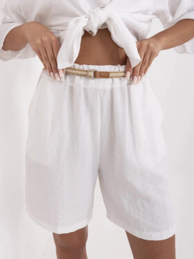 Dámske šortky MI SN 6620.72P white - F.Moda one size