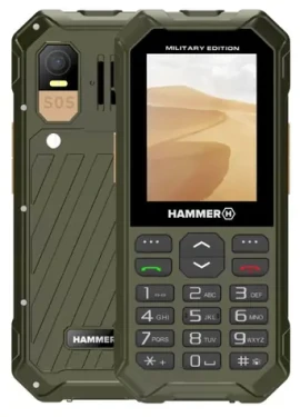 MyPhone Hammer 6 LTE zelená / 2.4" / 2MP / microSD / IP68 / SOS funkcie (5902983635482)