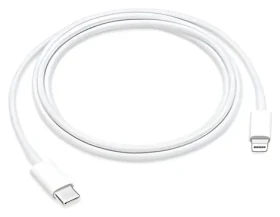 IPhone biela / Dátový kábel / Lightning na USB-C / 1 m / OEM (57983108912)
