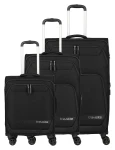 Travelite Kick Off 4w S, M exp, L exp Black S: 37 l / M: 69/73 l / L: 110/117 l TRAVELITE-6940-01