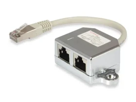 Equip Splitter Cat5e RJ45-2xRJ45 strieborná / Splitter / FTP / 0,15 m (127608)