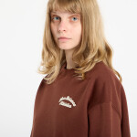 Mikina New Balance Linear Heritage Fleece Crew Rich Oak L