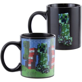 Hrnček meniaci farbu Minecraft Creeper