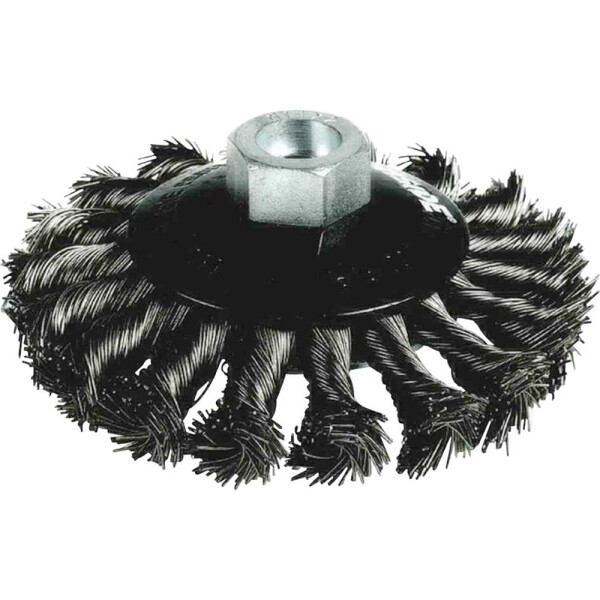 IRONSIDE Kotúčová kefa 115 mm / 22,2 uzlovaná, na uhlové brúsky 243000 1 ks; 243000