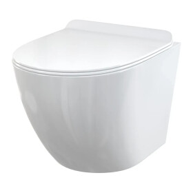 Alcadrain 1 - Alcadrain závesná WC misa + WC sedátko SLIM SOFTCLOSE, Duroplast WC SOLID WC SOLID