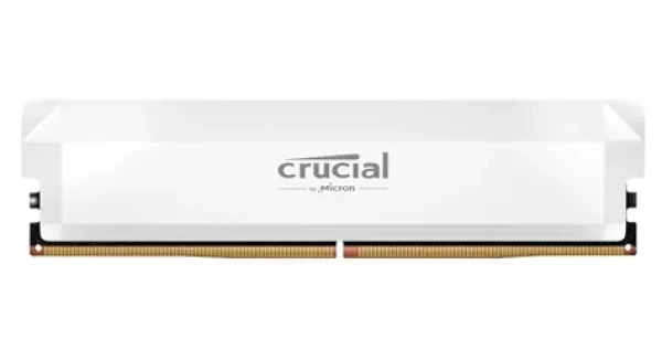 CRUCIAL Pro OC Edition 16GB (1x16GB) 6400 MHz biela / DDR5 / DIMM / CL38 (CP16G64C38U5W)