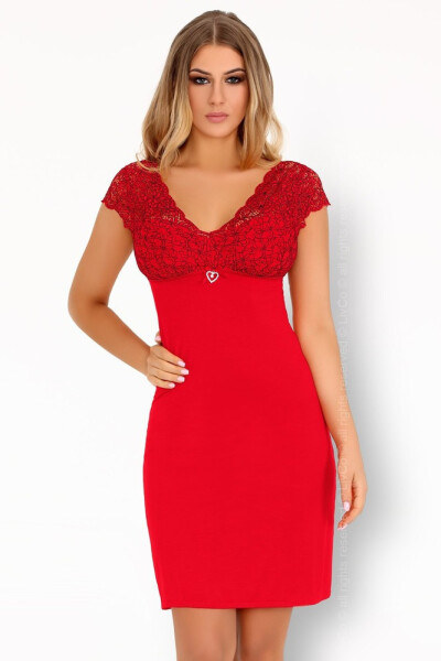 Vzrušujúca červená košieľka Crossina - LivCo Corsetti S/M červená