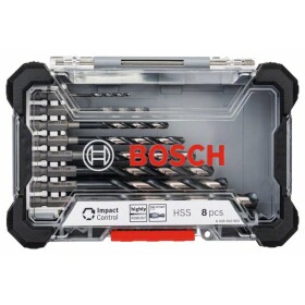 Bosch Accessories 2608577146 HSS sada špirálových vrtákov do kovu 8-dielna DIN 338 1/4 (6,3 mm) 1 sada