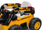 Mamido Mamido Detský elektrický nakladač CAR-26A žltý | 4x4 | RC 2.4Ghz | EKO koža | 12V10Ah