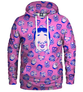 Aloha From Deer Kabuki Mask Pink Hoodie HK AFD927 Pink