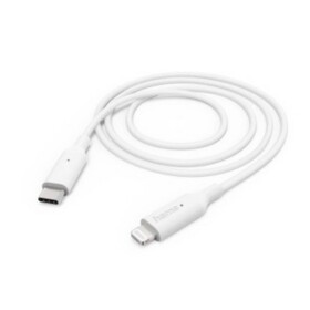 Hama Nabíjací kábel USB USB 2.0 Apple Lightning konektor, USB-C ® zástrčka 1.00 m biela 00201598; 00201598