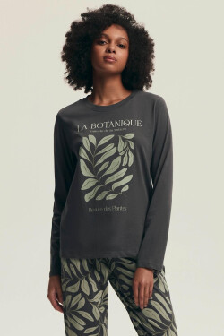 Henderson Dámske pyžamo 43685 Danna dĺžka/r S-2XL Grey XL