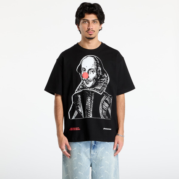 Tričko PLEASURES Joke Heavyweight Shirt Black M