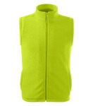 Ďalšia fleecová vesta unisex limetková XS