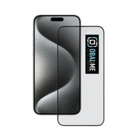 Obal:Me 5D Tvrdené Sklo pre Apple iPhone 15 Pro Max čierna (8596311236068)