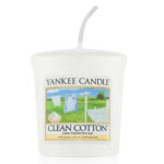 Yankee Candle Clean Cotton vonná sviečka votívna 49g / doba horenia: až 15h (5038580000139)