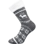 Ponožky BOMA Norway grey melé 1 pár 35-38 118270