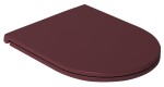 ISVEA - INFINITY WC sedátko SLIM, Soft Close, Easy Take, matná maroon Red 40KF0543I