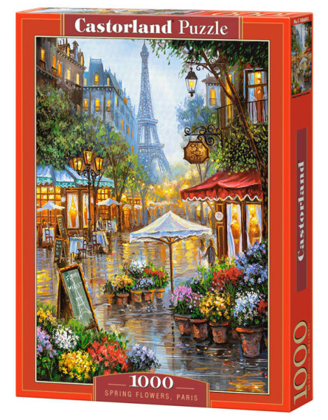 Mamido Puzzle 1000 dielikov Jarné kvety, Paríž