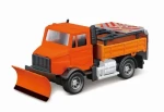 Bburago servisné vozidlo Road Security with Snow Plough and Signal Board