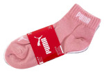 Puma 3Pack ponožky 887498 Pink/Grey/White