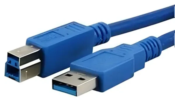 MediaRange prepojovací kábel USB-A - USB-B modrá 3 m / Kábel USB 3.0 / USB 3.2 Gen 1 (MRCS149)