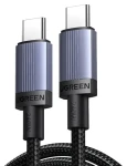 Ugreen L532 sivá / Kábel USB-C - USB-C / PD 240 W / 480 Mb/s / 3 m (UGR5752)