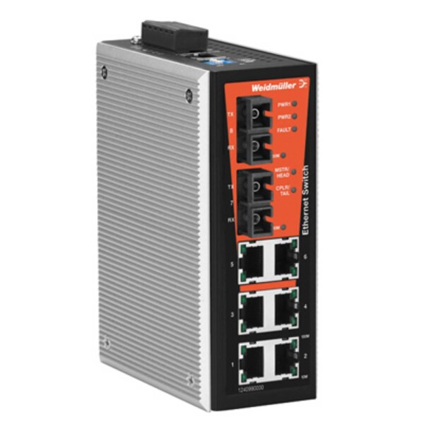 Weidmüller IE-SW-VL08MT-6TX-2ST priemyselný ethernetový switch; 1240990000