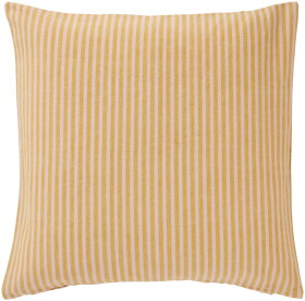 Ib Laursen Povlak na sedák Linea Mustard / Light Pink stripes 45 x 45 cm