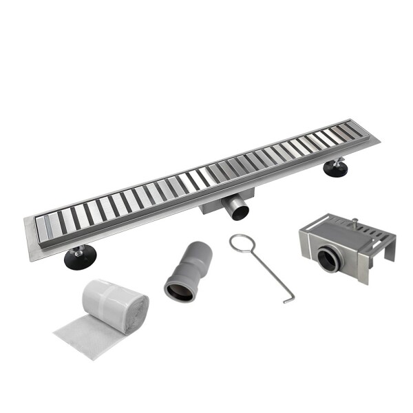 Mereo Odtokový sprchový žľab 90 cm, vr. roštu STRIP CZ123