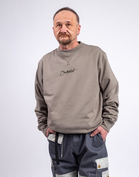 ONE OF XX Sheltersuit Logo Crewneck Sweat Army green M
