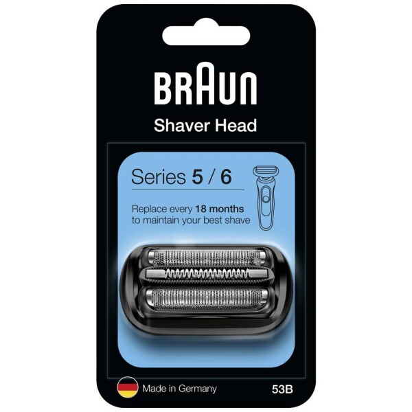 Braun Kombipack 53B holiaca hlava čierna 1 ks; 81697104