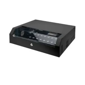 Digitus SOHO Slim DN-19 04U-PB-B čierna / Nástenný rozvádzač / 19" / 3U + 2U / hl. 265 mm (DN-19 04U-PB-B)