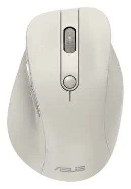 Asus MD105 béžová / Bezdrôtová optická myš / 1200-2400 DPI / Bluetooth 5.0 + 2.4 GHz / tichá (90XB0AH0-BMU000)