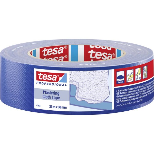 Tesa 04363-00003-02 Plastering tape tesa® Professional modrá (d x š) 25 m x 38 mm 1 ks; 04363-00003-02