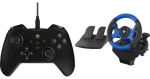 Genesis Mangan 300 čierna + Seaborg 350 / Sada gamepad a volant / USB / Vibrácie (M-9139163)