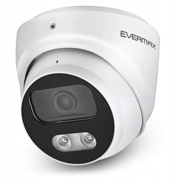 Uniview EVERMAX EVX-IP8D01-IRW-Ai-W Kamera IP kopułkowa Biela 8Mpx 2.8mm IR 40m AI IP67 mikrofon