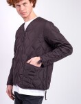 Taion Unisex Military W-Zip V-Neck Down Jacket D.CHOCO M