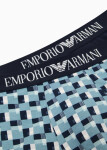 Pánske boxerky 111389 3F504 26642 zelenomodré Emporio Armani