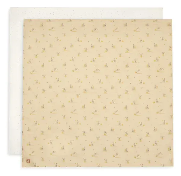 Jollein Plienky zavinovacie 2 ks 115×115 cm Kangaroots / Látkové plienky / 100% bavlnený mušelín (535-852-68160)