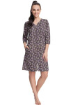 Dámsky župan Luna 390 S-2XL W25 švestka M