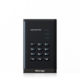 IStorage iStorage diskAshur PRO3 SSD 4 TB USB Type-A / USB Type-C 3.2 Gen 1 (3.1 Gen 1) Čierny