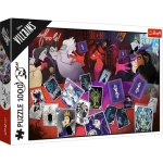Trefl - Puzzle - Disney zloduchovia: Len dobré karty