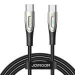 Joyroom Star-Light Series SA27-CC5 Nabíjací kábel USB-C(M) - USB-C(M) 100W 1.2m čierna (6941237111609)