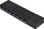 SilverStone SilverStone SST-UC03B-PRO - USB Lade Station, 7 Port - 36 Watt