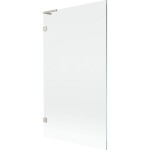 MEXEN/S - Lunar L vaňová zástena FIX 100 x 150, transparent, nikel kartáčovaný 897L-100-000-97-00