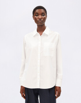 Armedangels Loose Poplin Shirt Blouse 188 white L