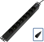 Lanview Logon TUPS055 / PDU / 19" 1U / 8x French / IEC C20 / bez vypínača (TUPS055)