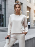 Dámska tepláková súprava MILIAN AY0819 beige - FashionStreet S